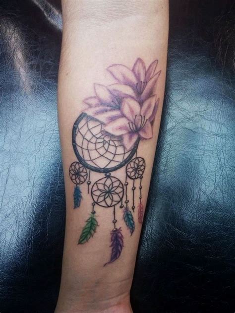 dream catcher tattoo|lily and dreamcatcher tattoo drawing.